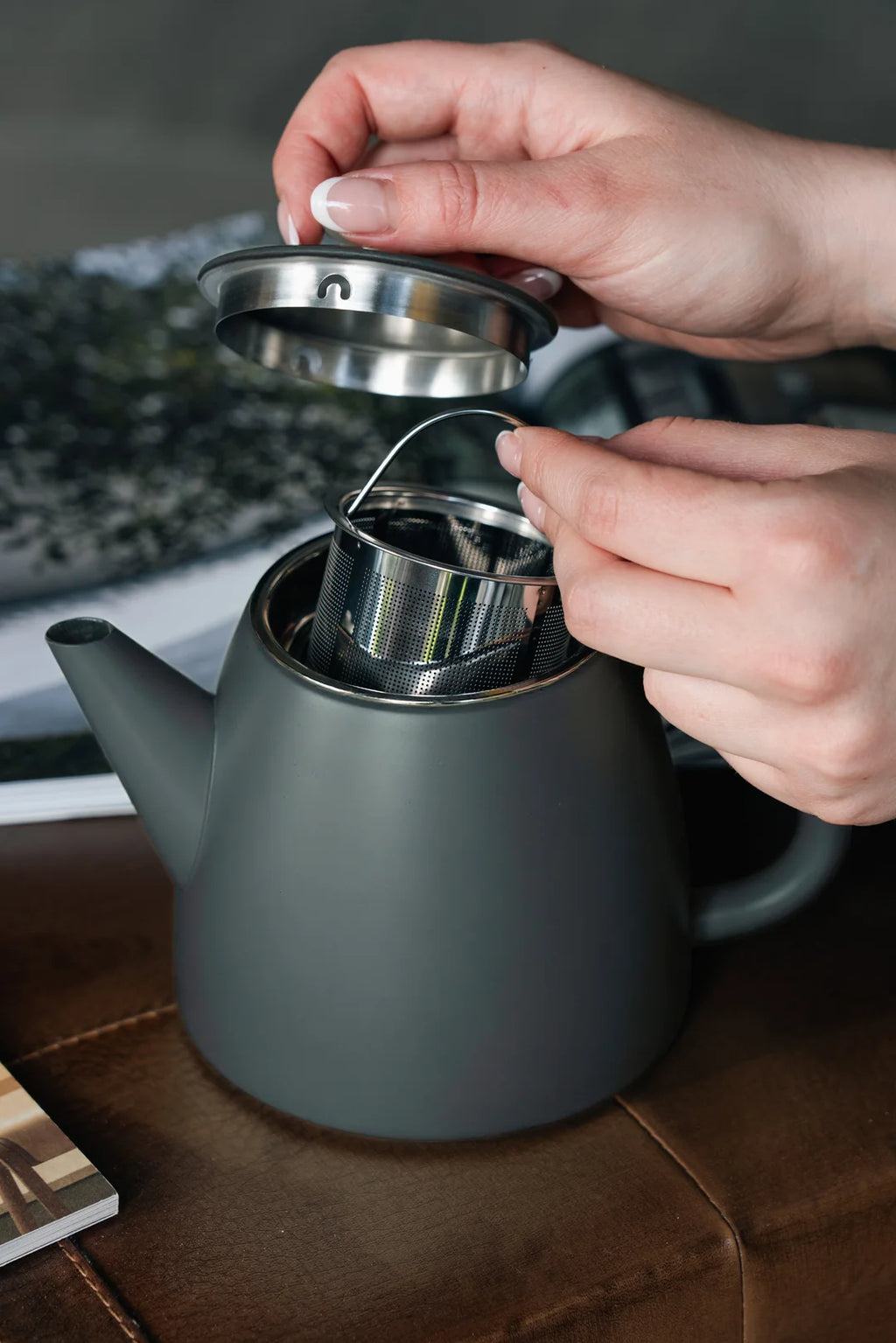 Double Walled Teapot with Infuser